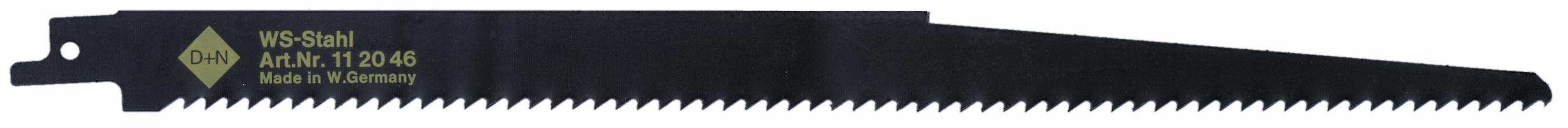 Reciprocating Saw Blade For all woods, plastic, fast coarse cutting, for curved cuts